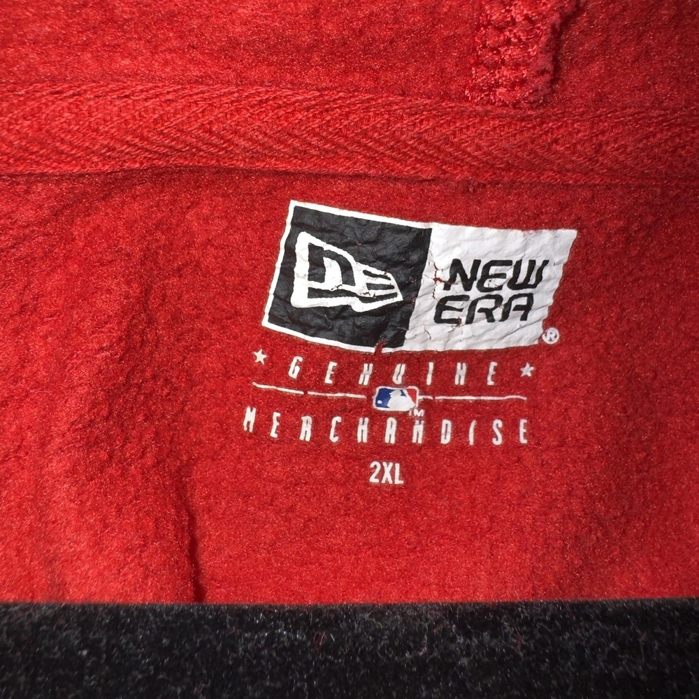 Philadelphia Phillies Hoodie Mens 2XL Red MLB Baseball New Era Pullover Fleece - Picture 4 of 13
